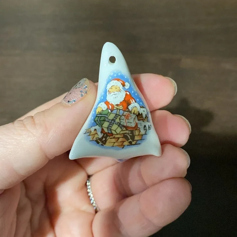 Coalport Santa Christmas Sack Ornament